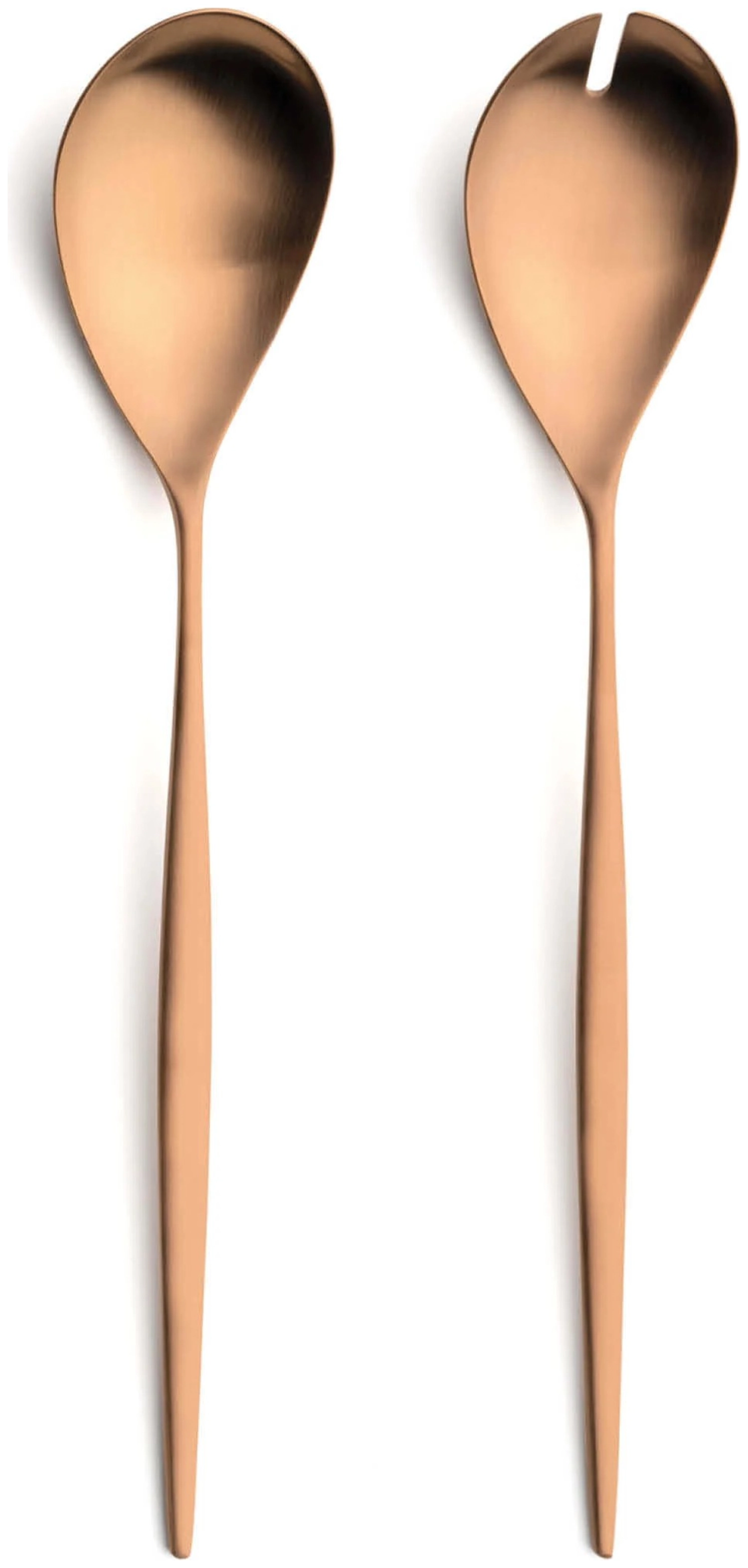 2 pièces Couverts à salade Moon Copper Matte