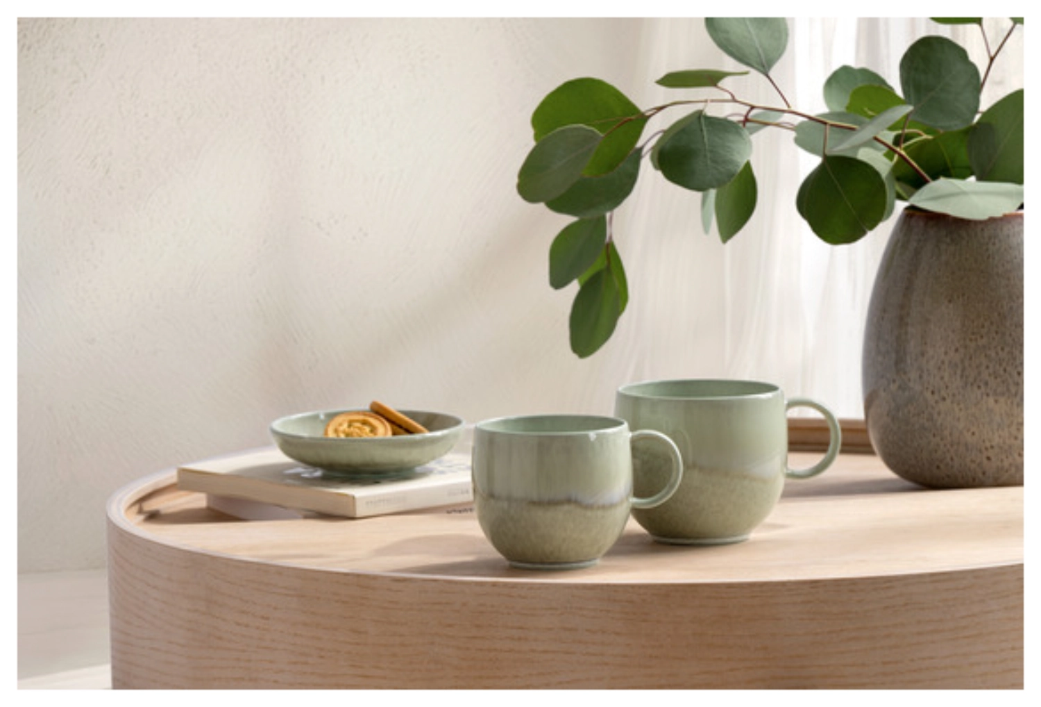 Perlemor Alga Becher mit Henkel