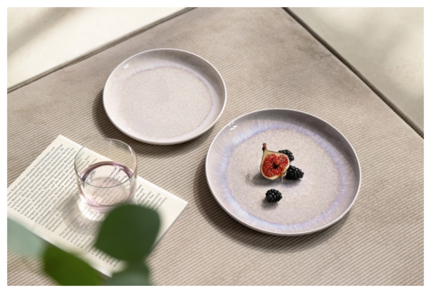 Perlemor Sand Frühstücks-/Dessertteller