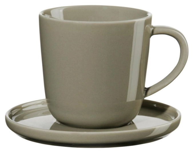 Coppa tasse à expresso avec soucoupe, shiso