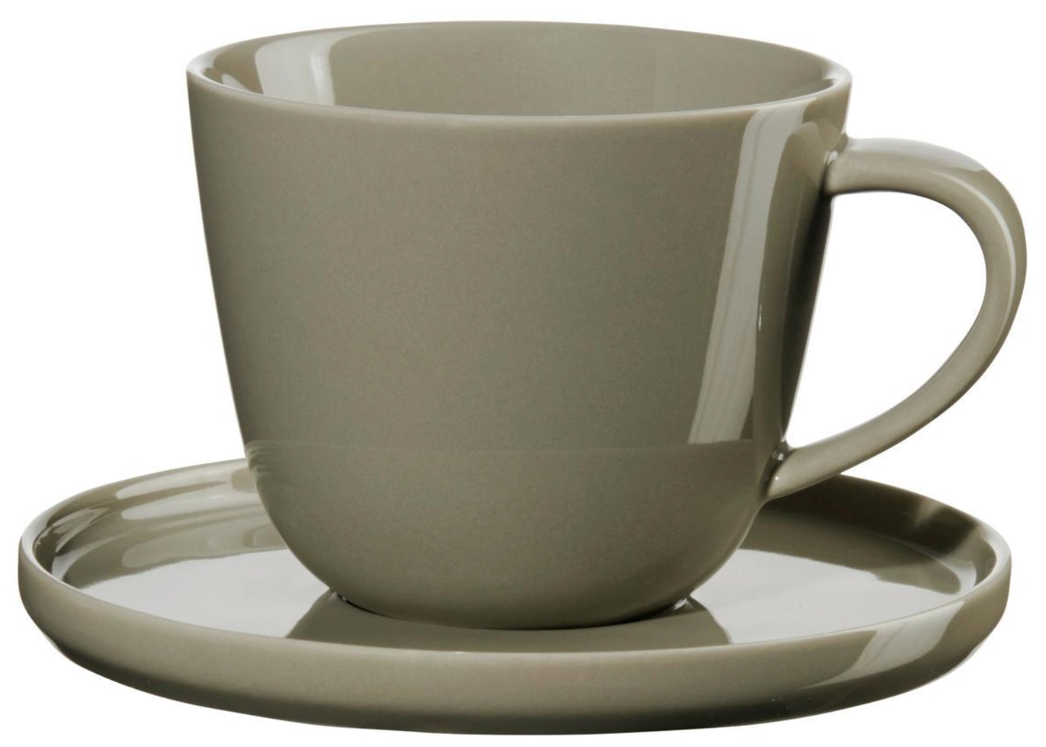 Coppa Kaffeetasse mit Unterteller, shiso