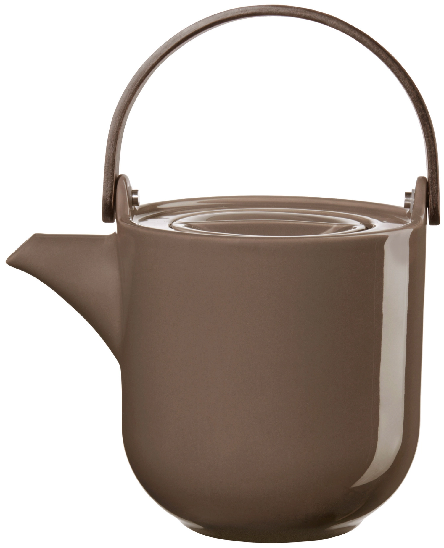 Coppa théière avec l'anse en bois, kaori