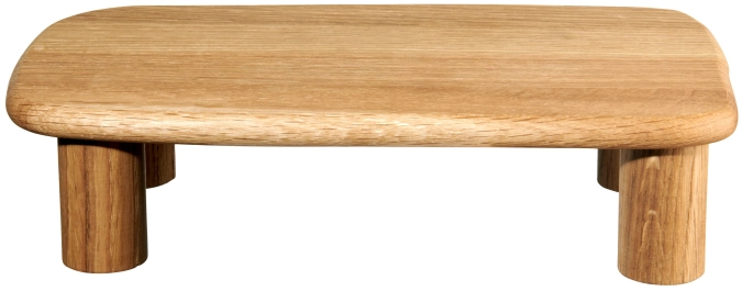 Wood plateau à pieds