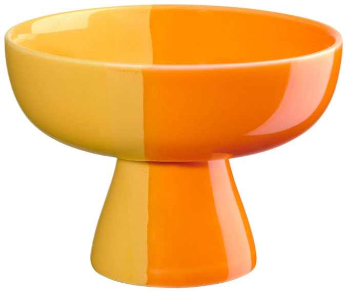 Joy Schale auf Fuss, orange smoothie