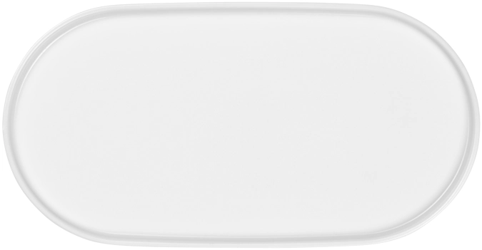 Opal assiette ovale, blanc