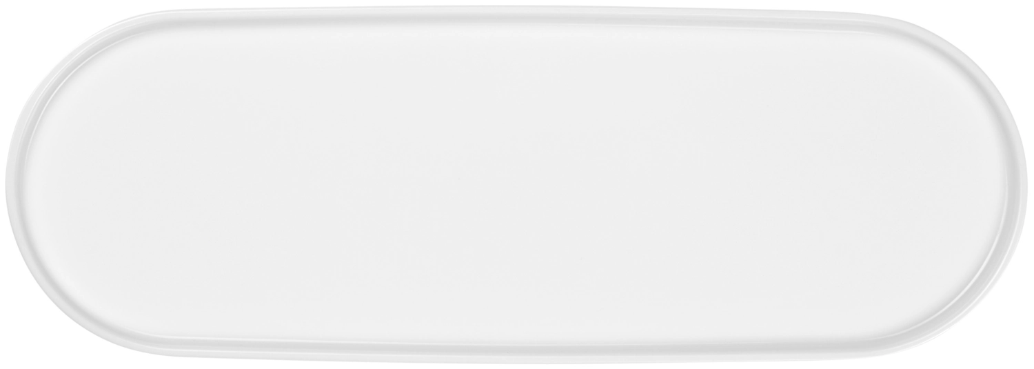 Opal assiette ovale, blanc