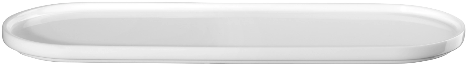 Opal assiette ovale, blanc