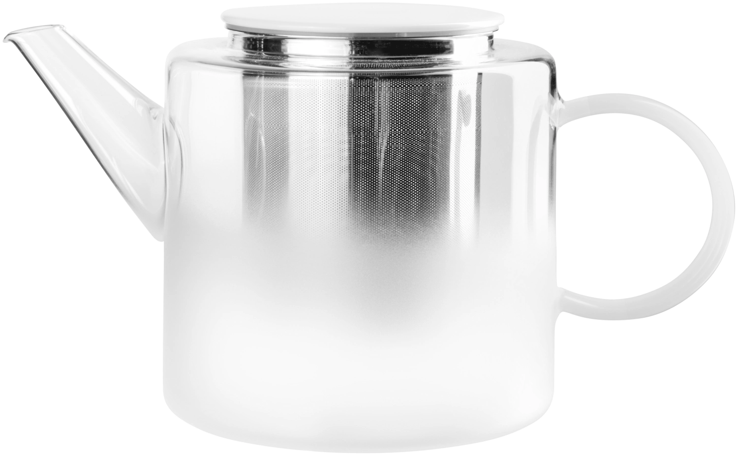 Opal théière, avec couvercle blanc