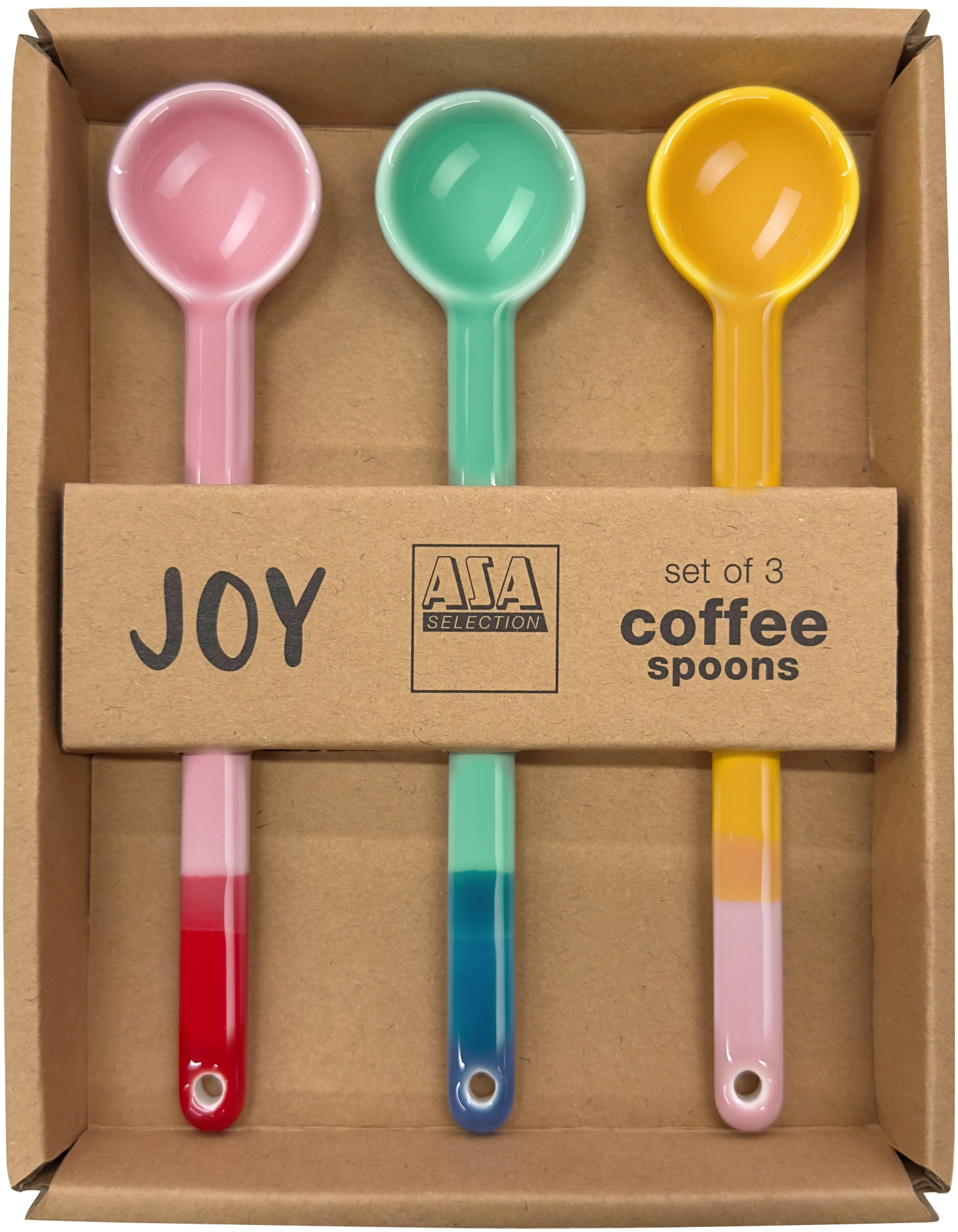 Joy set de 3 cuillères, smoothie colors