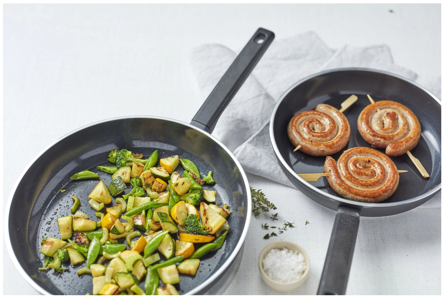 2er Set  Alu Comfort 3 Ceraforce Bratpfanne