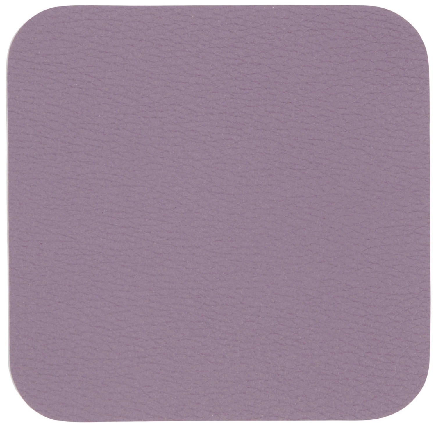 Lot de 4 dessous-de-plat en cuir, lavande