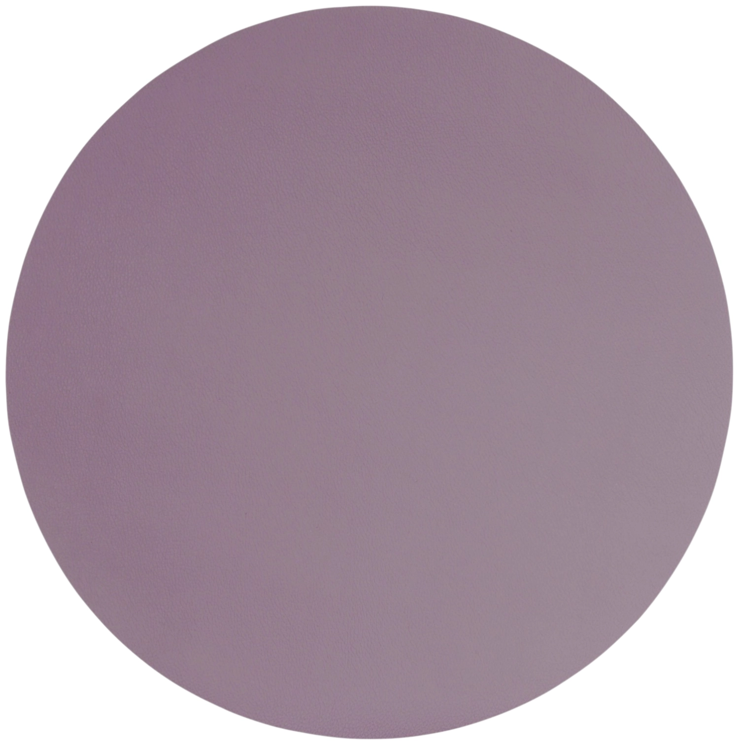 Leather Tischset rund, lavande