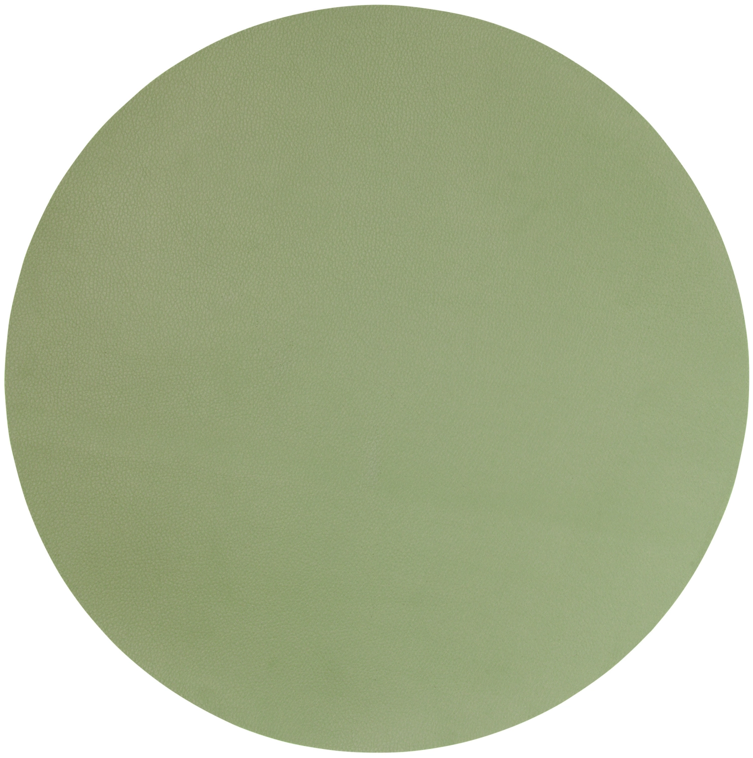 Leather Tischset rund, sage