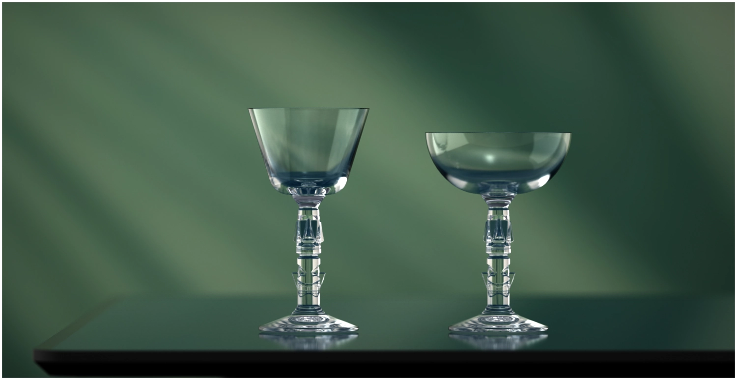 6er Set Tiki Becher Coupe