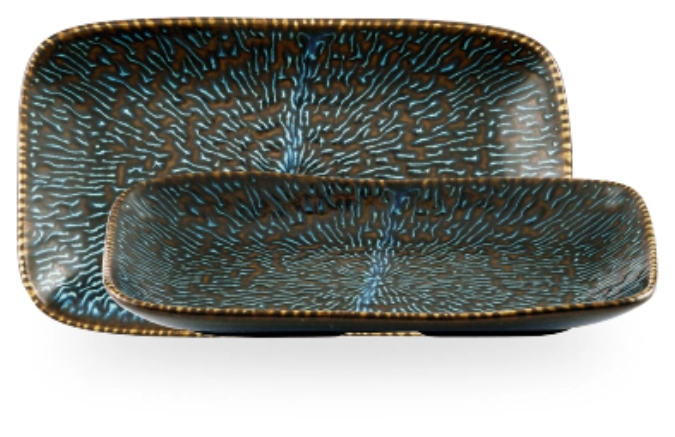 Plateau naturel Cascade Sapphire Blue