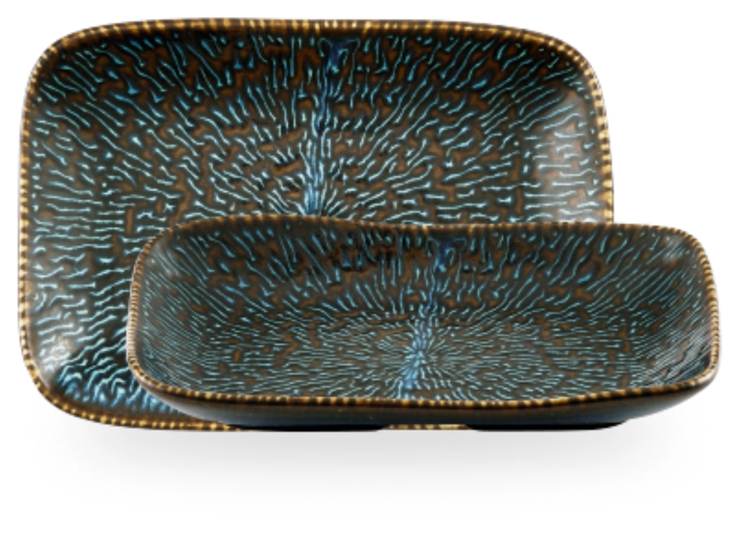 Plateau naturel Cascade Sapphire Blue