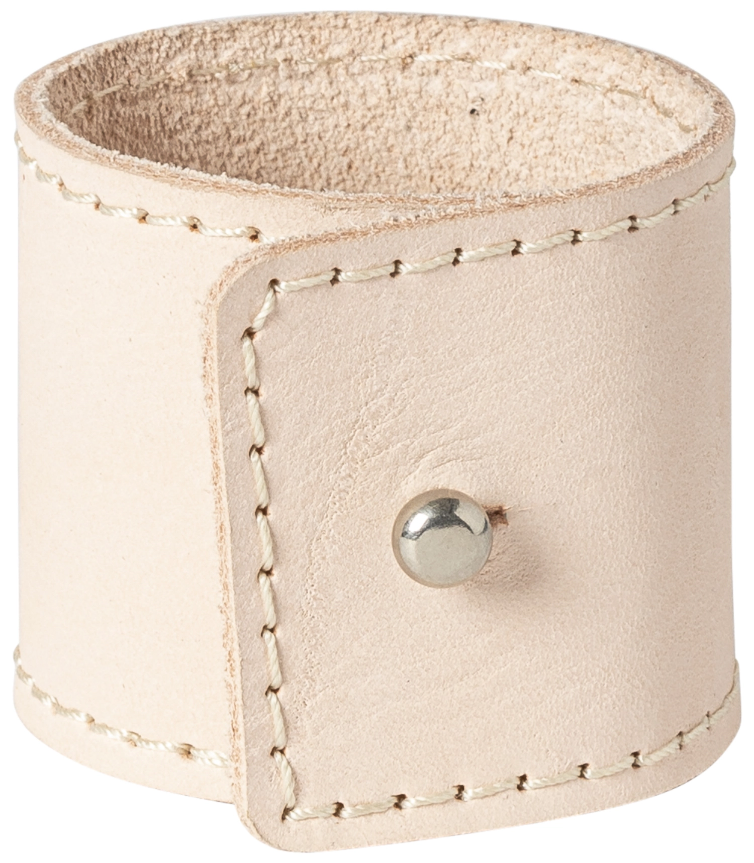 Lot de 4 ronds de serviette en cuir