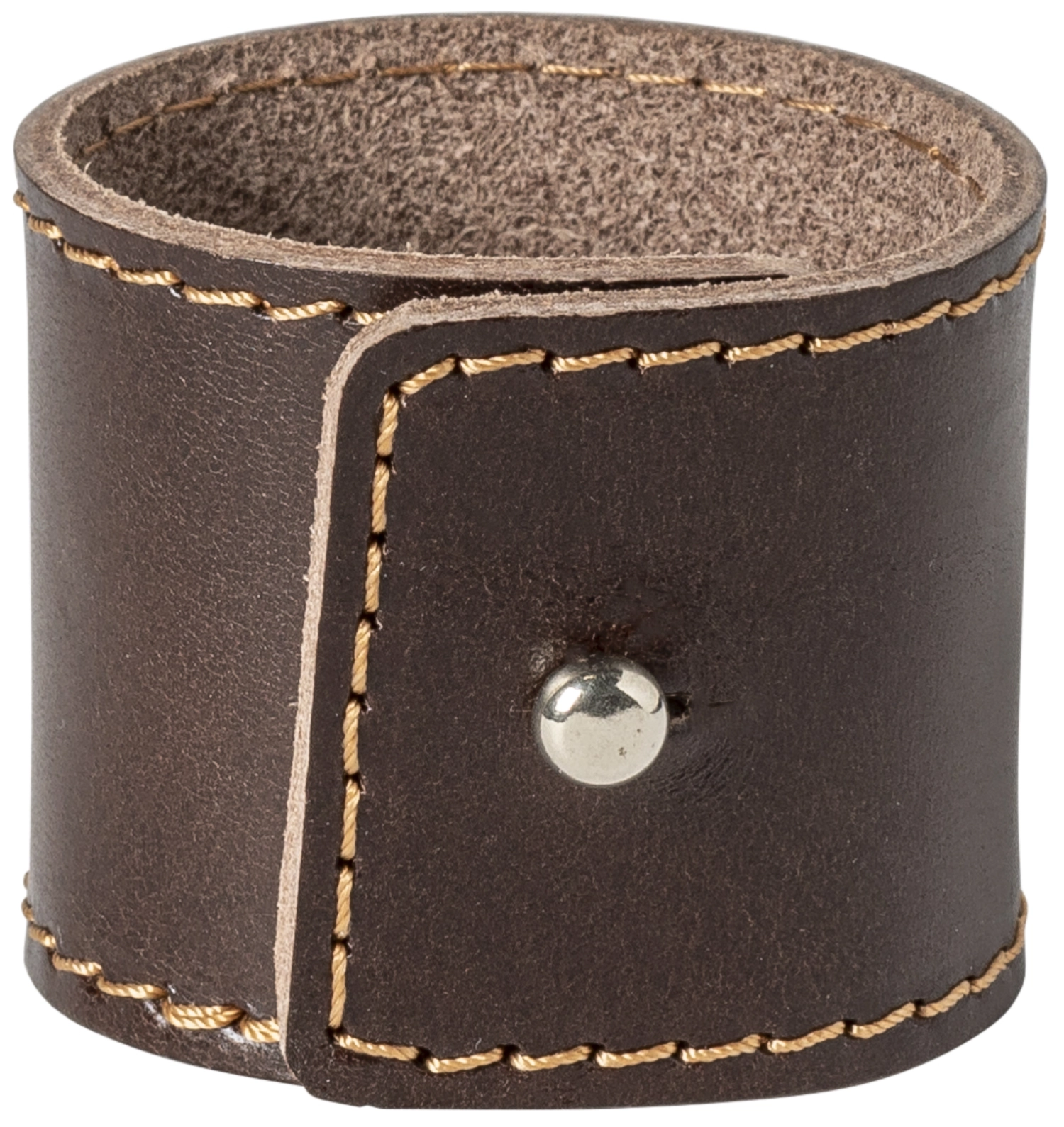 Lot de 4 ronds de serviette en cuir