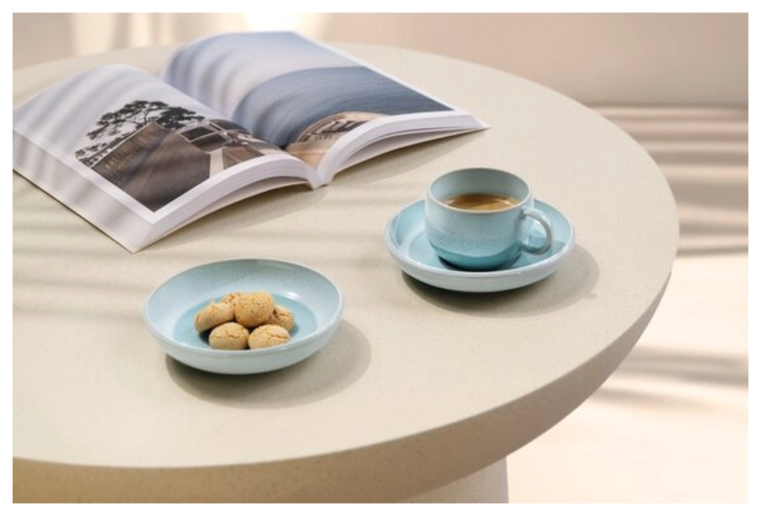 Perlemor Aqua Espressountertasse