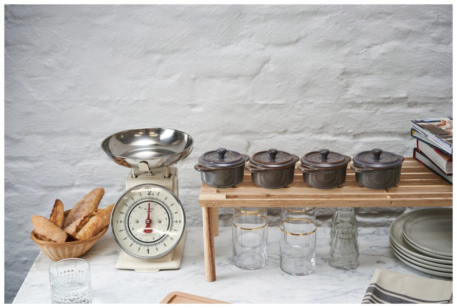 Set de 4 cocottes en céramique