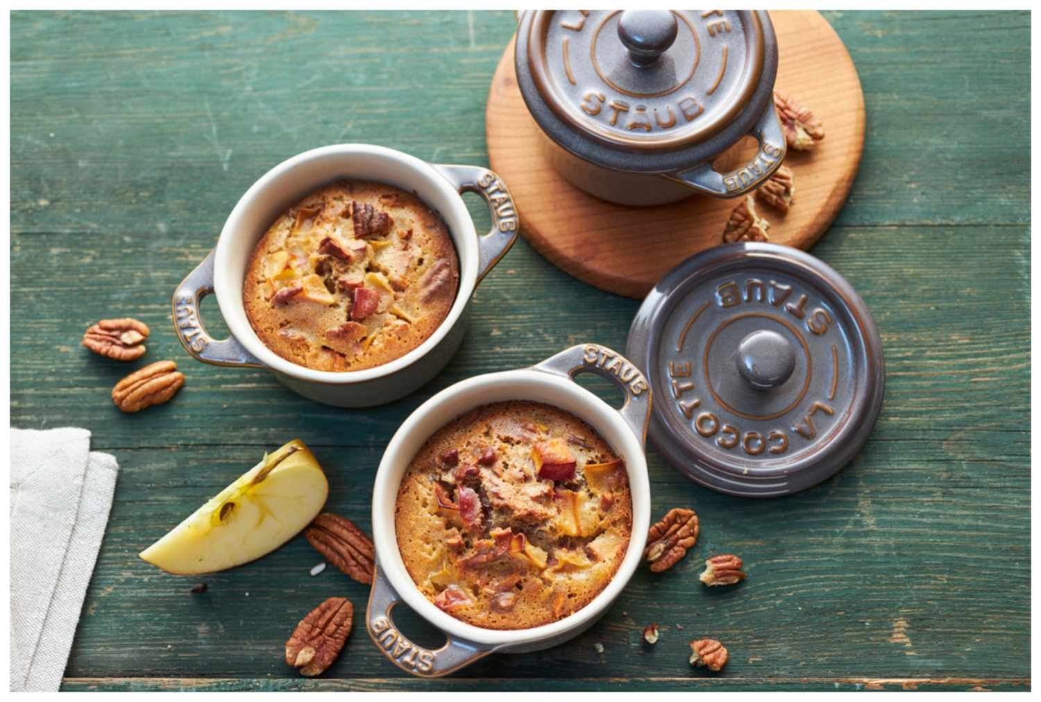 Set de 4 cocottes en céramique