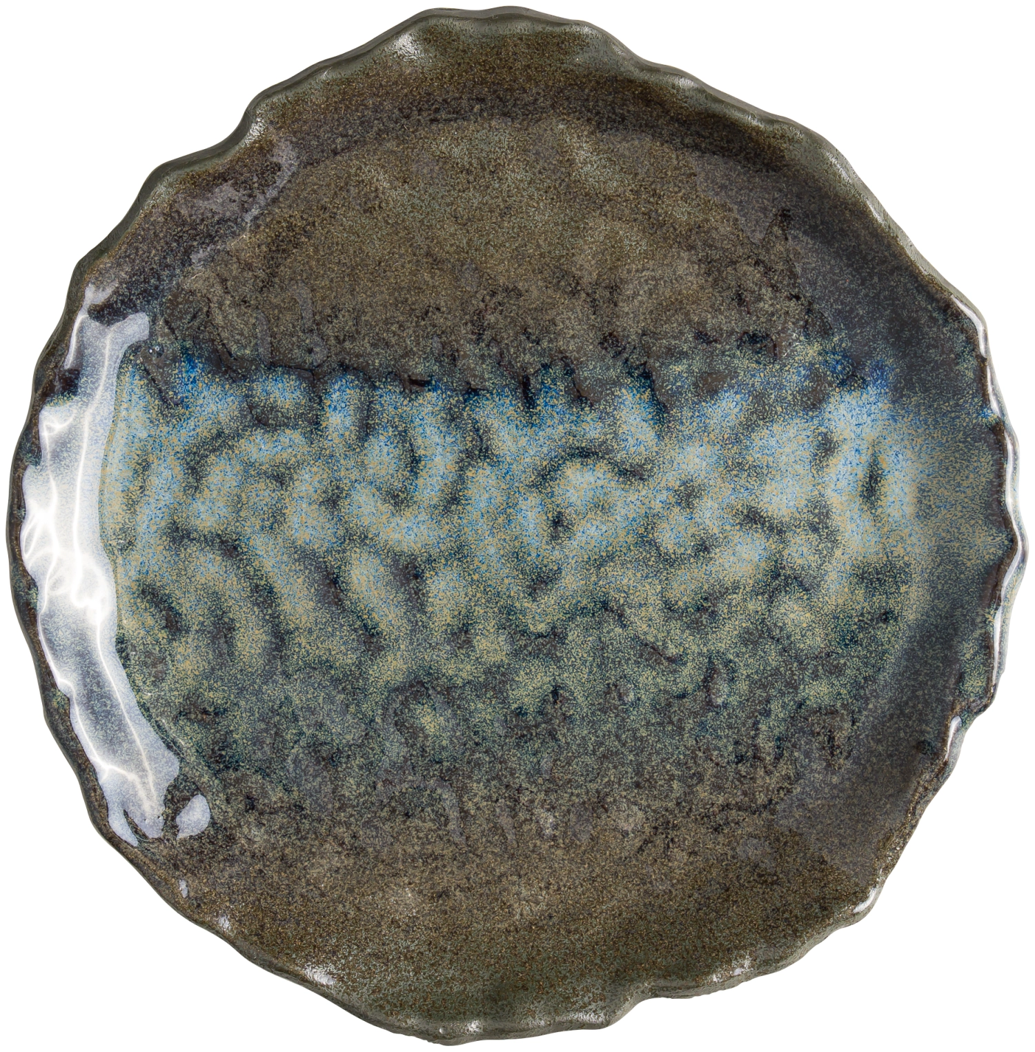 Assiette plate Fuji Ocean