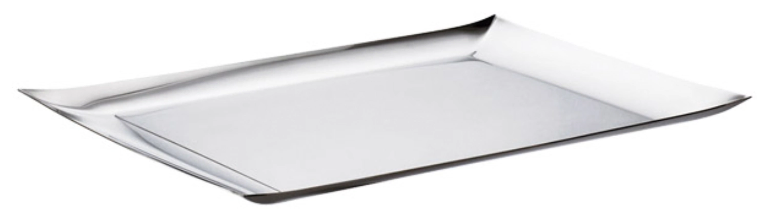 Plateau Linea Q argenté