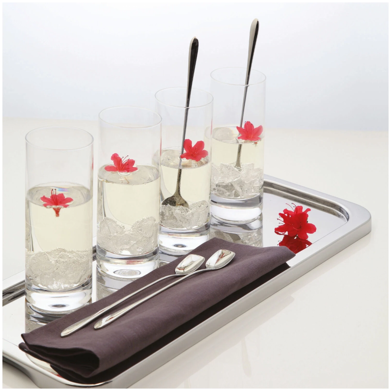 Plateau Linear argenté