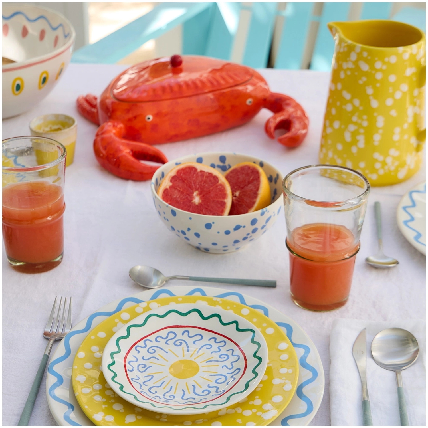 Summer Bliss Saladier de service