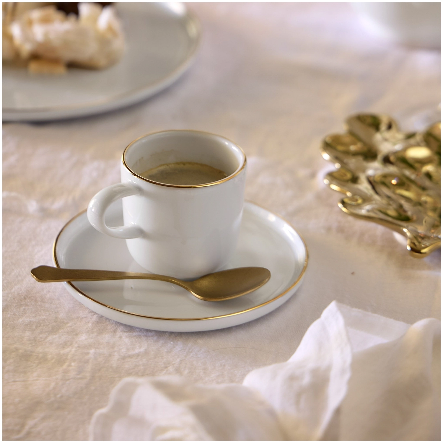Resonance Sous-tasse bord doré