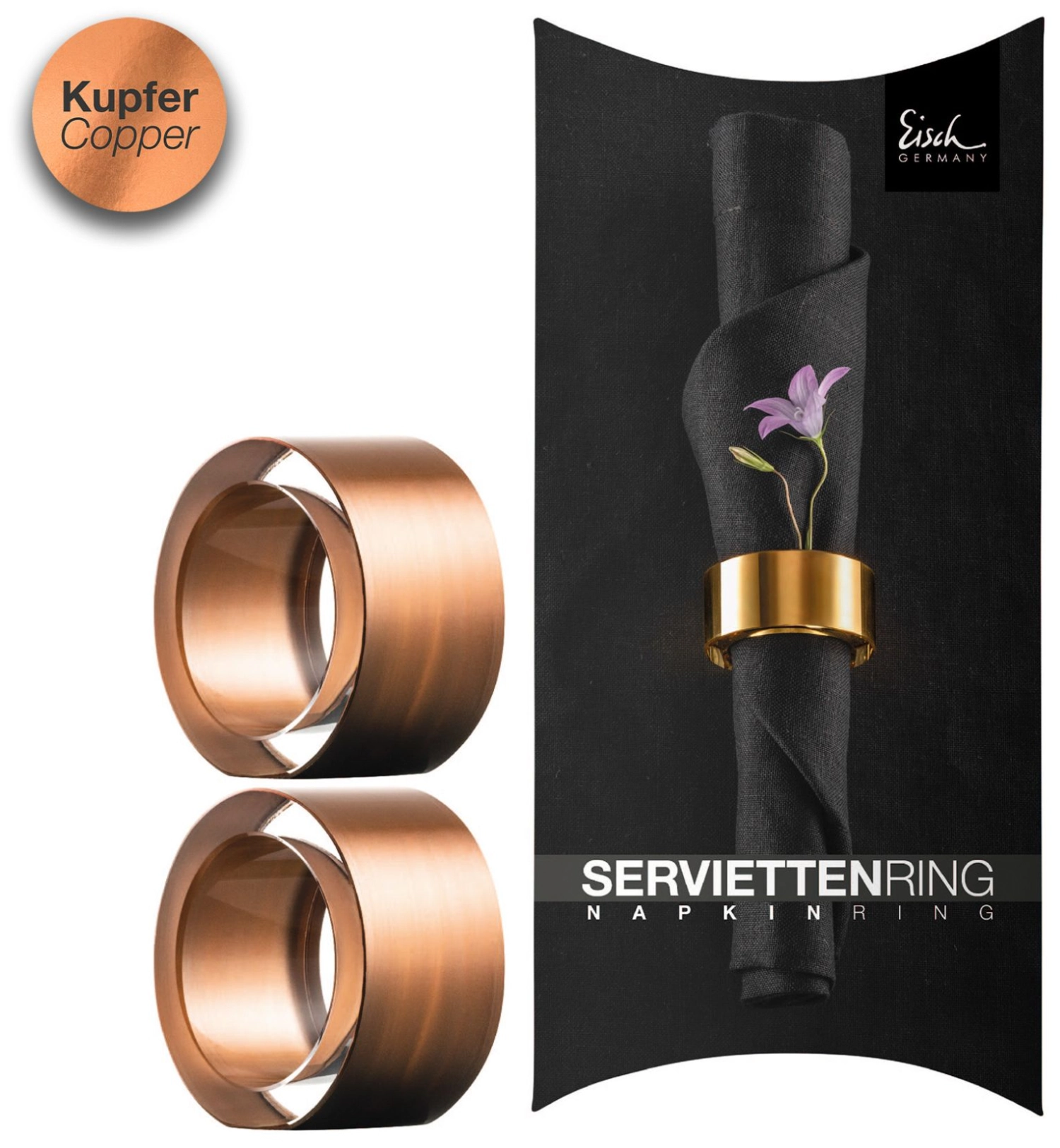 2er Set Kaya Serviettenringe