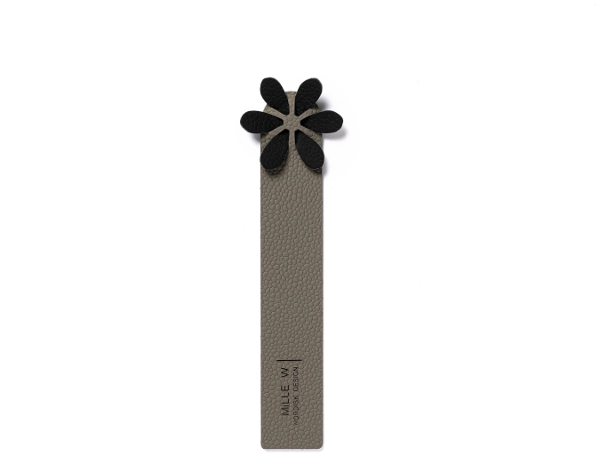 Lesezeichen Classic grau schwarz