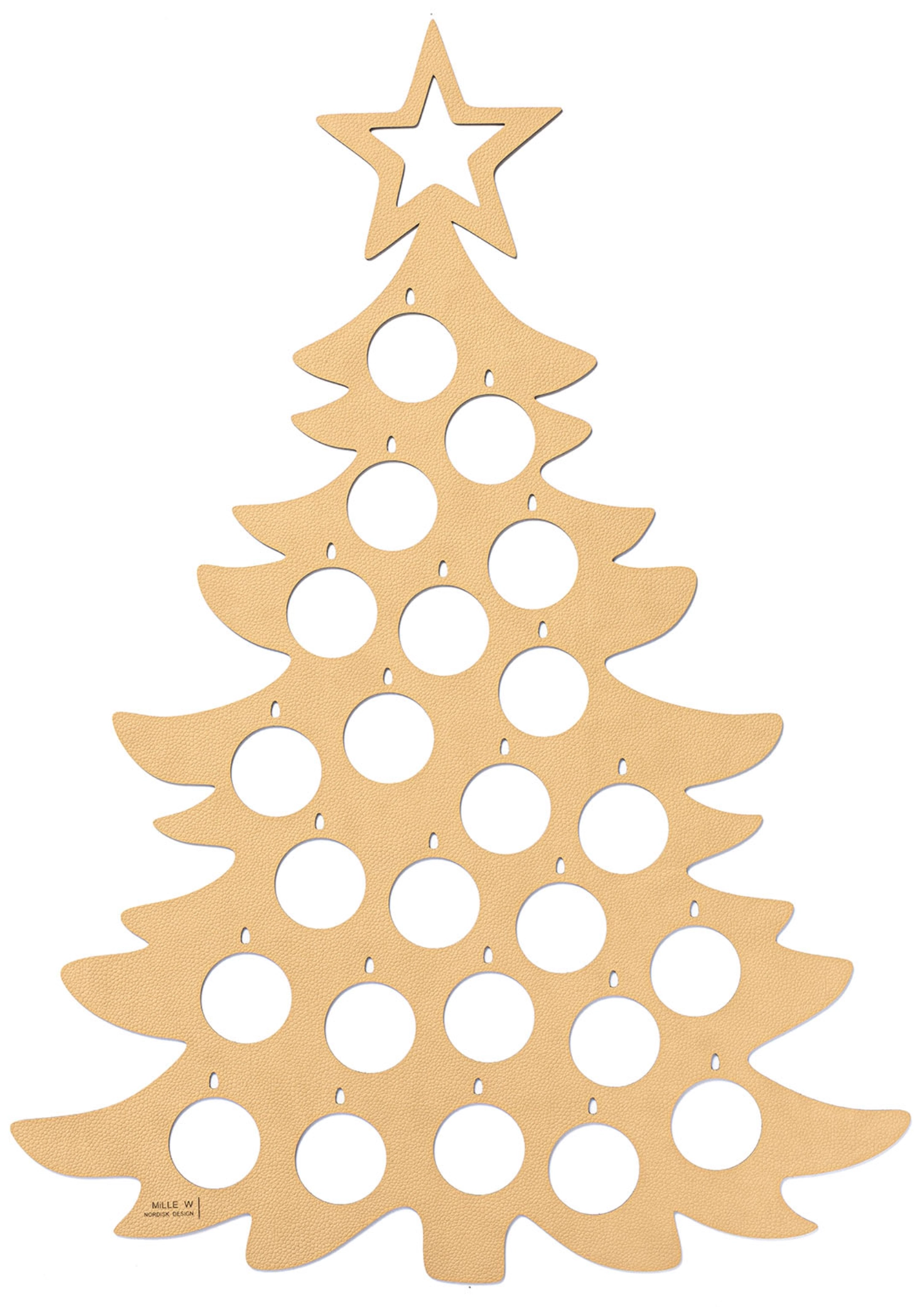 Sapin de Noël beige