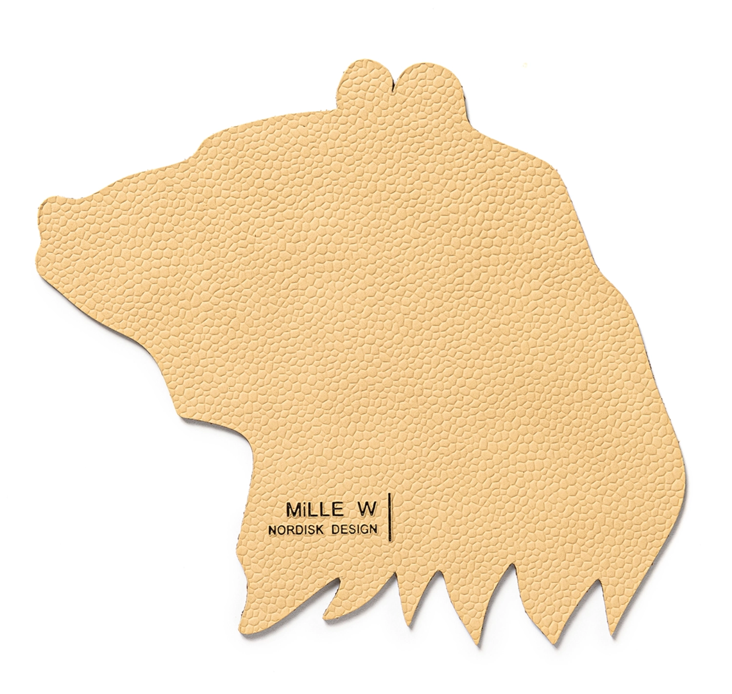 Dessous-de-verre ours beige
