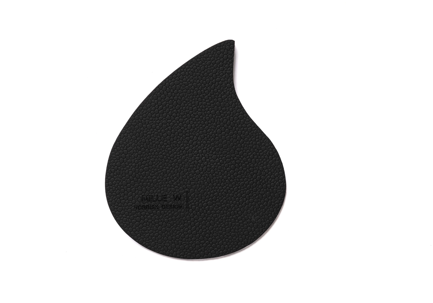 Dessous-de-verre goutte noir