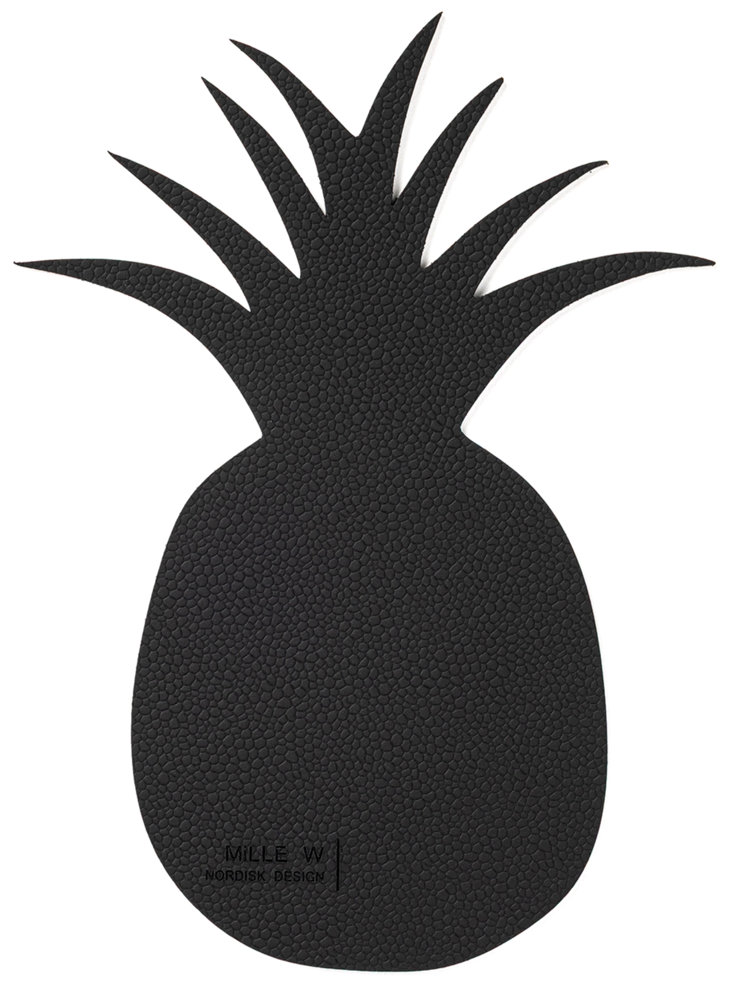 Sous-verre Ananas noir