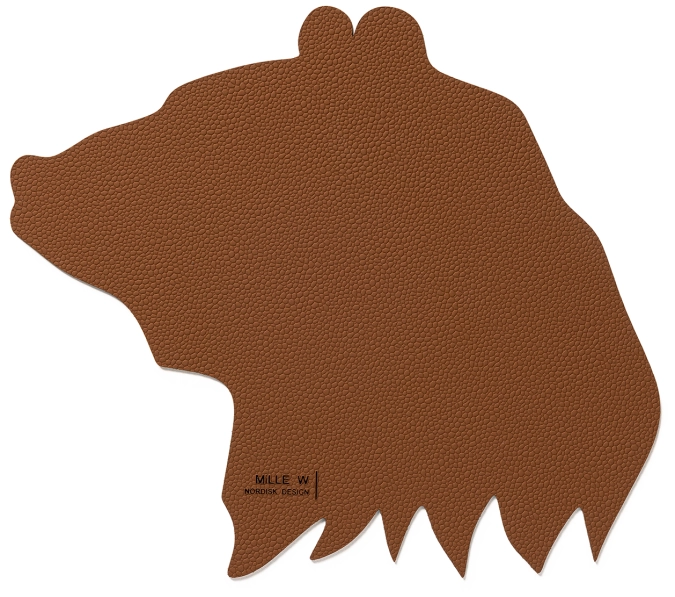 Dessous-de-plat Hot Mat ours cognac