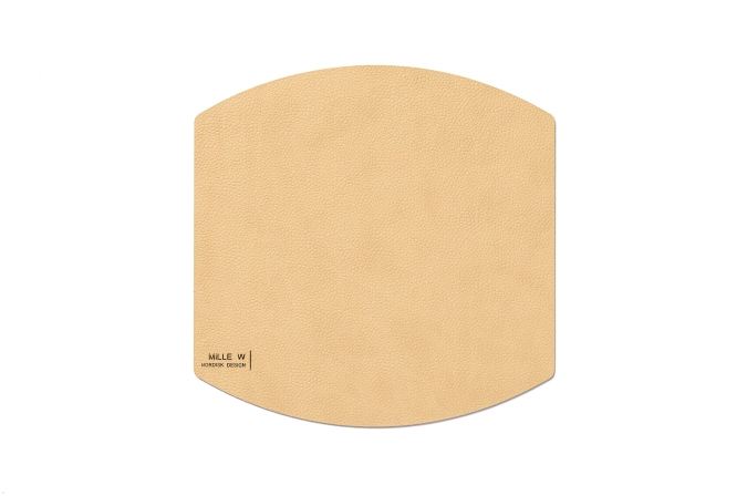 Dessous-de-plat Hot Mat 22 cm ovale beige
