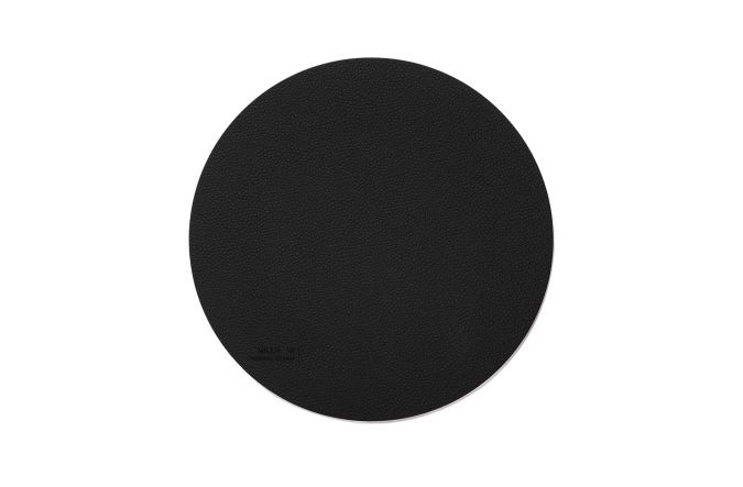 Dessous-de-plat Hot Mat 22 cm rond noir