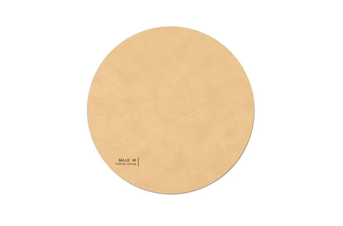 Dessous-de-plat Hot Mat 22 cm rond beige