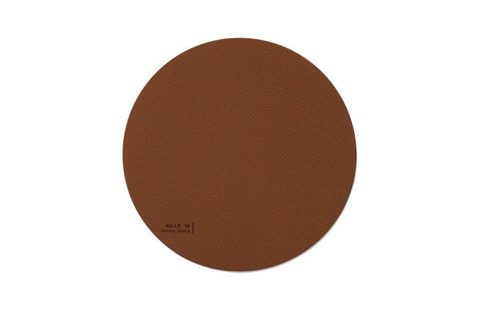 Dessous-de-plat Hot Mat 22 cm rond cognac