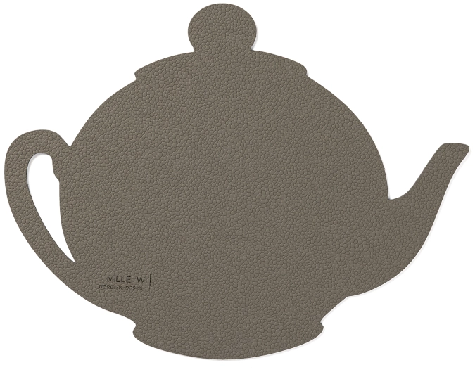 Dessous-de-plat Hot Mat « Théière » gris