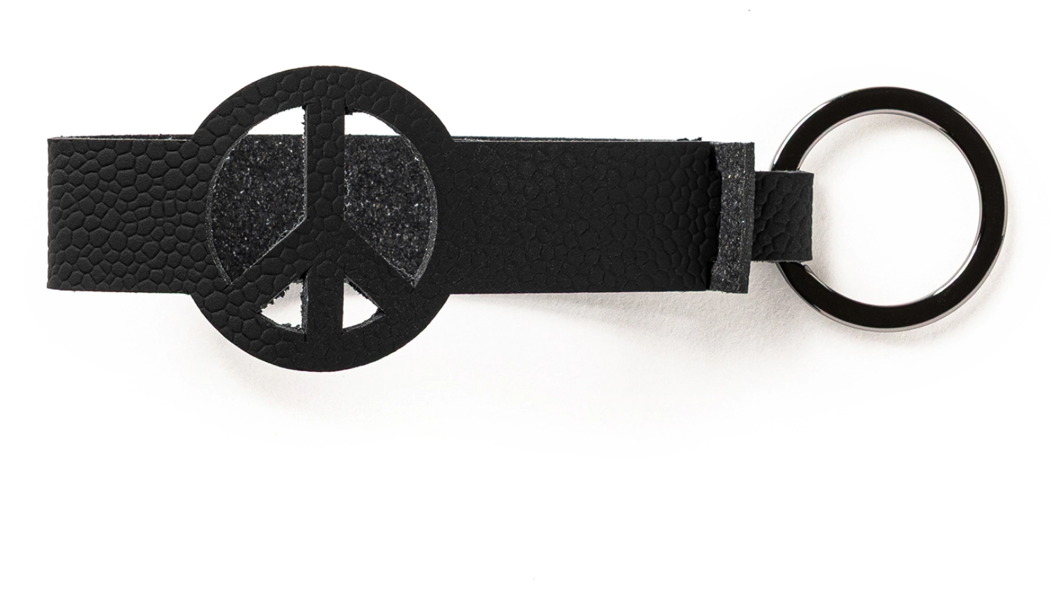 Schlüsselanhänger Peace nickel