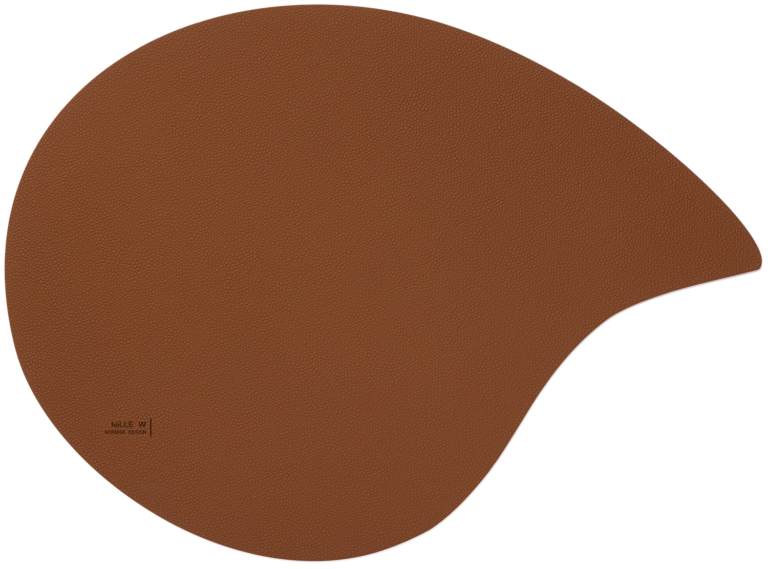 Set de table 45 x 35 cm en forme de goutte cognac