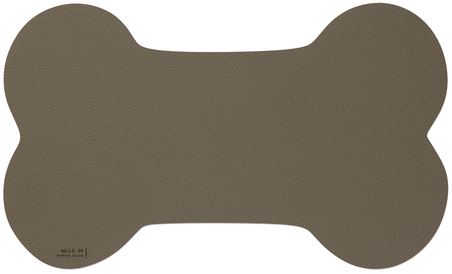 Tapis pour gamelle chien 45x27cm S gris