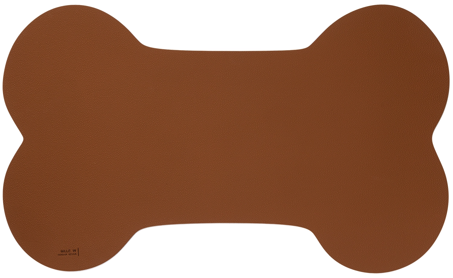 Tapis pour gamelle chien 65x39cm L cognac
