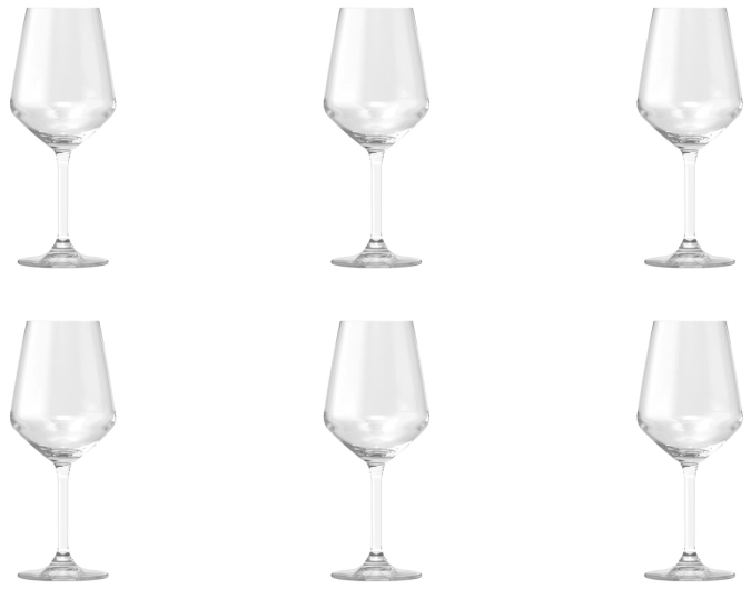 6er Set Carré Plus Wine