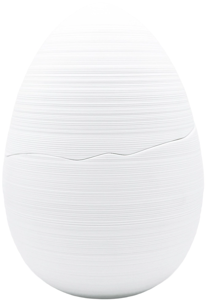 Hemispère Œuf en porcelaine 20 x 14 cm