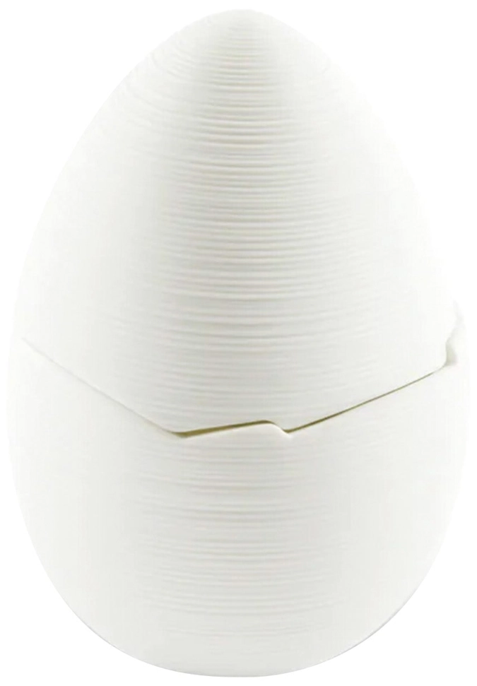 Hemispère Œuf en porcelaine 10 x 7 cm
