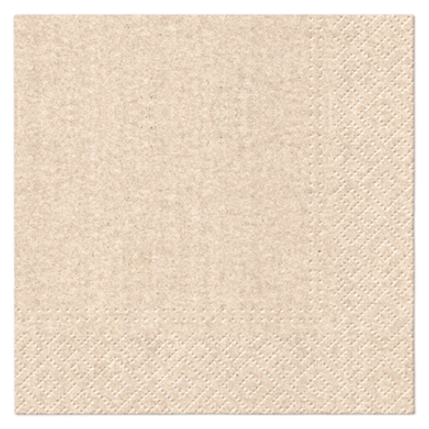 Serviettes Cocktail 40x We care Uni 33x33cm